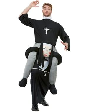 Nonne ride on kostume til voksne