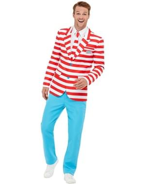 Costum barbați model Where's Wally