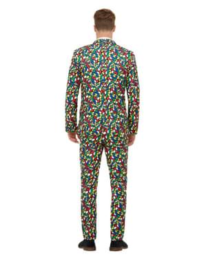 Traje con diseño de Cubo Rubik