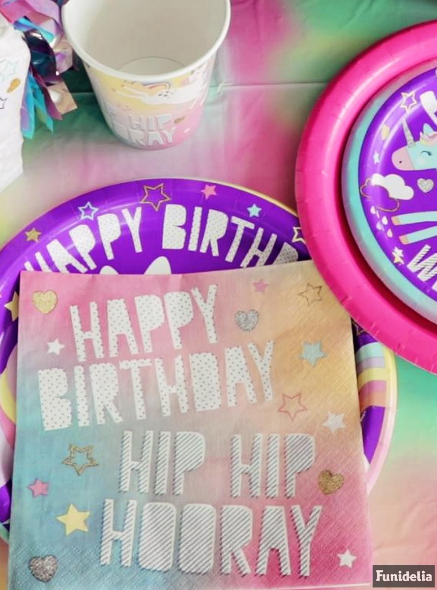 Набір з 16 Happy Єдиноріг napkings - Єдиноріг