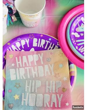 16 kpl Happy Unicorn servettiä - Yksisarvinen
