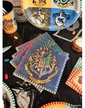 16 Serviettes en papier Maisons Poudlard - Harry Potter