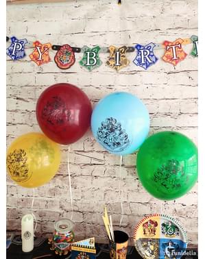 8 geassorteerde Hogwarts Afdelingen ballonne (30 cm) - Harry Potter