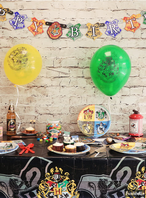 8 ballons variés Maisons Poudlard - Harry Potter pour fêtes et  anniversaires