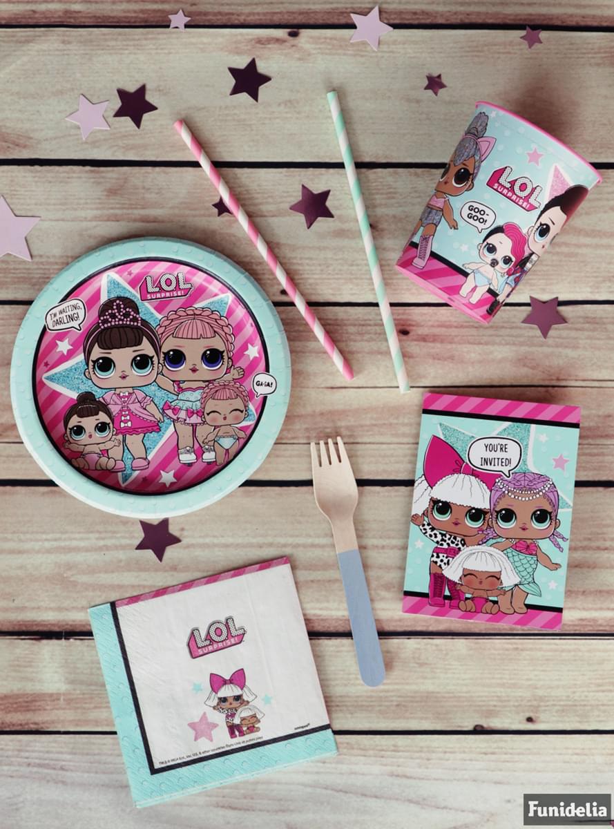 16 LOL Surprise cocktail napkins  (33x33cm) - LOL Friends