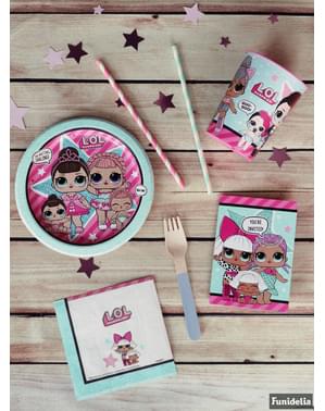 16 servilletas de coctel LOL Surprise (33x33cm) - LOL Friends