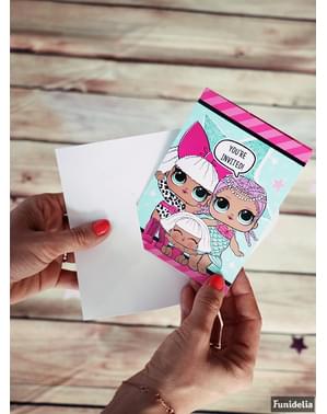 8 LOL Surprise invitationer - LOL Friends