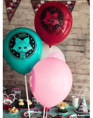 8 balões de látex LOL Surprise (47 cm) - LOL Friends