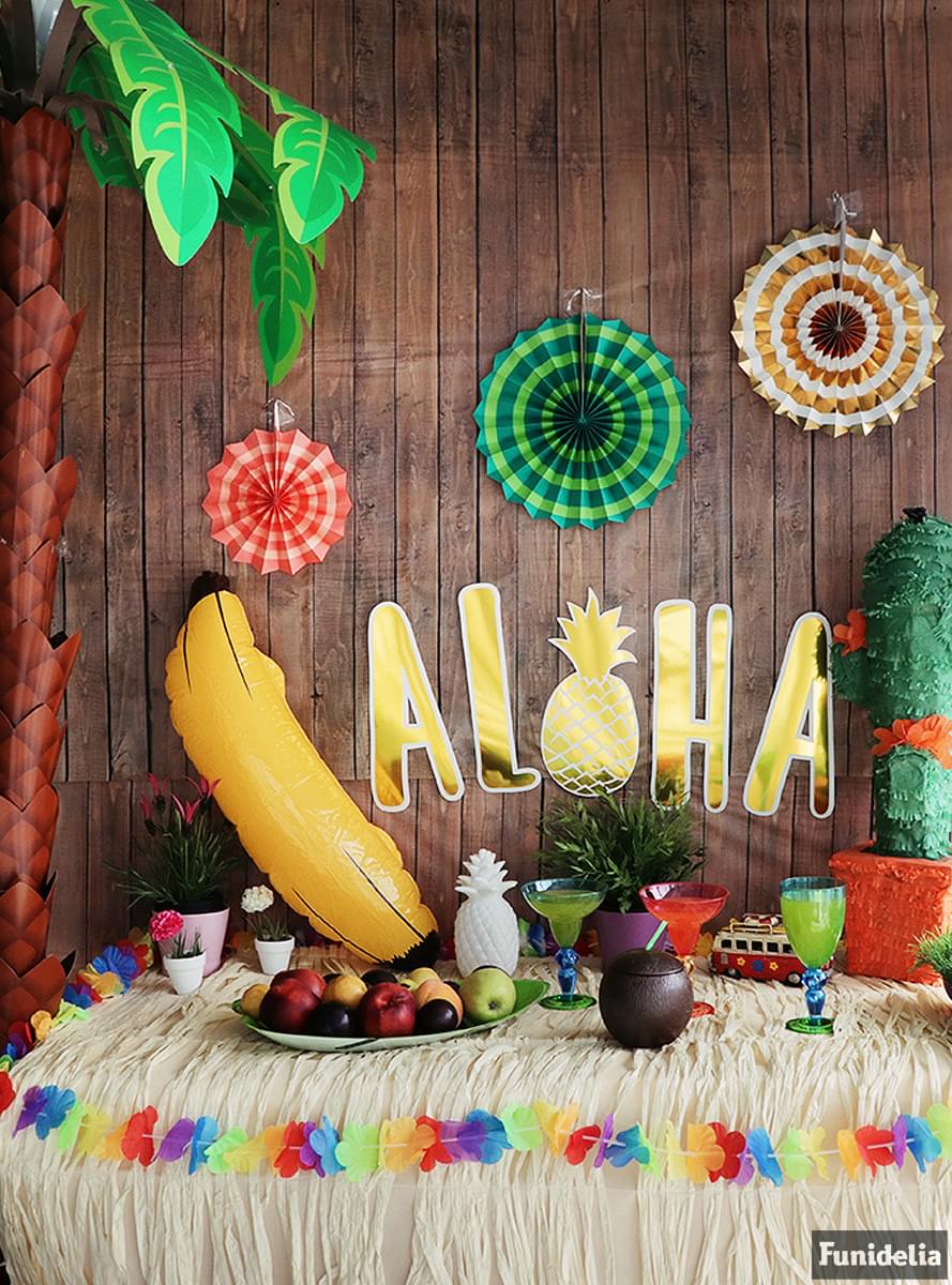 Aloha Wanddeko Set für Partys und Geburtstage | Funidelia