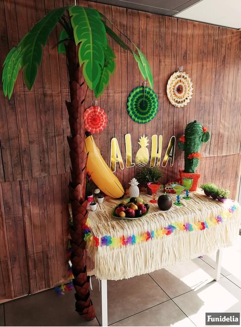 Palma hawaii decorativa di cartone