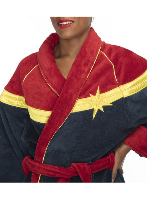 Peignoir Captain Marvel femme - pas cher