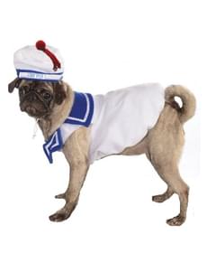 Costume Stay Puft Marshmallow Man Ghostbusters-Acchiappafantasmi per cane