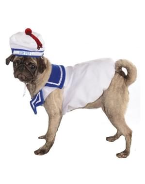 Costume Stay Puft Marshmallow Man Ghostbusters-Acchiappafantasmi per cane
