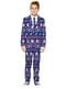 Синій Різдвяний костюм для дітей - Opposuits