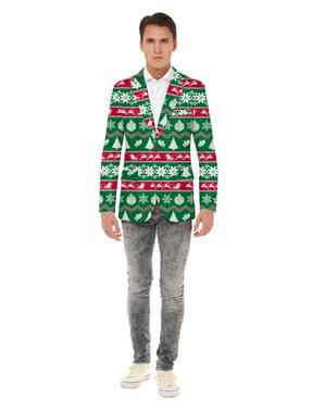 Opposuits Рождественская куртка для мужчин в зеленом цвете