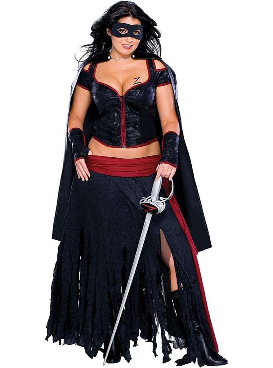 Женски размер L секси костюм за момиче Zorro