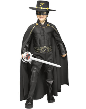 Zorro deluxe kappe til børn