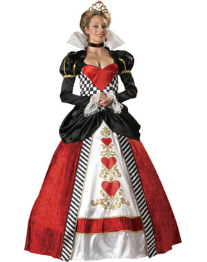 Königin der Herzen Kostüm Supreme für Damen