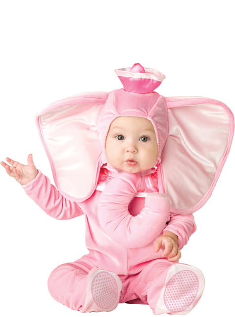 Csecsemő Kis Rózsaszín Elefánt Jelmez