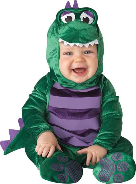 Costume da piccolo dinosauro per bebè