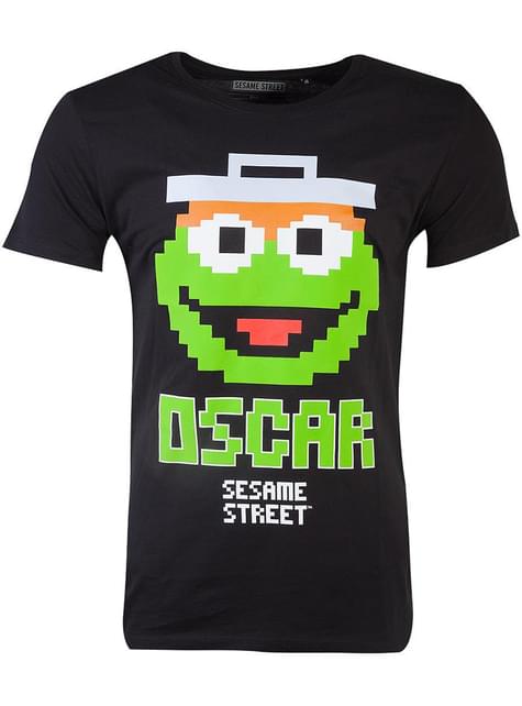 tennis zingen maandag Oscar The Grouch T-Shirt voor mannen - Sesame Street *officieel* voor fans  | Funidelia