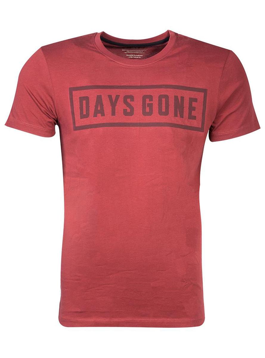 Camiseta de Days Gone roja para hombre