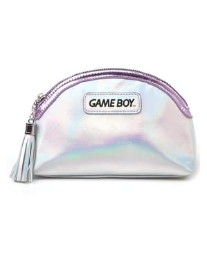 Game Boy toaletna torba za žene srebrna