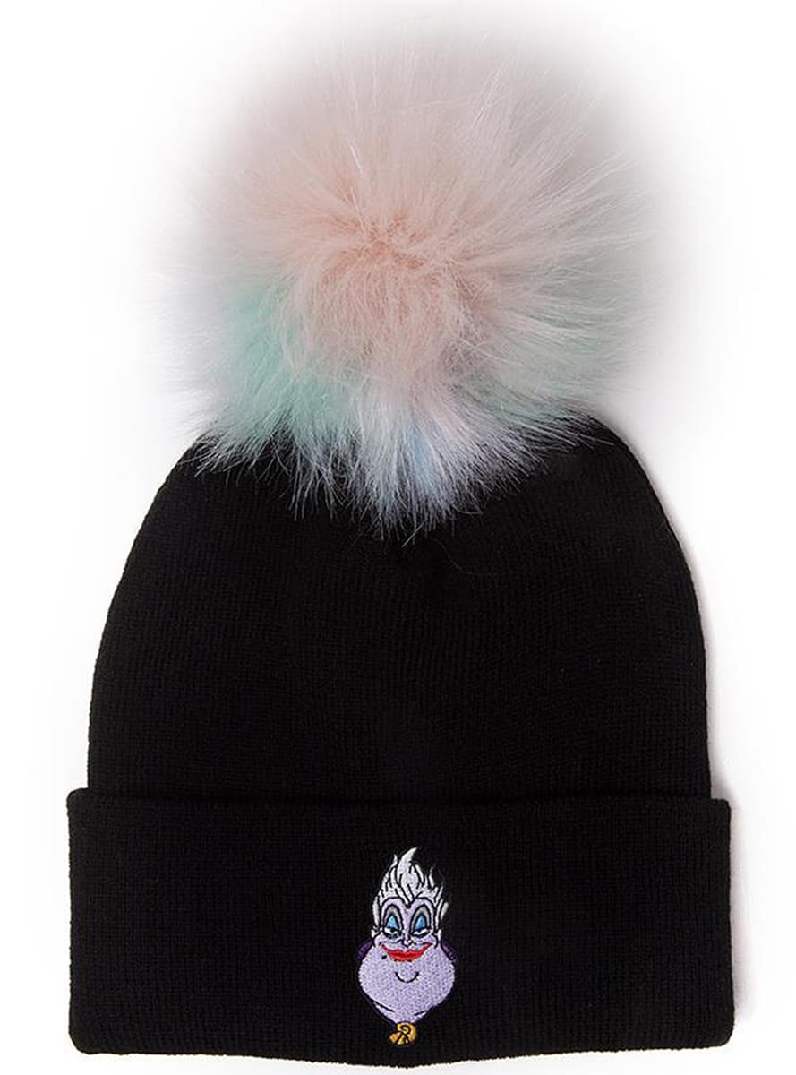 Disney Ursula Pompom Beanie Hat for Women - Little Mermaid