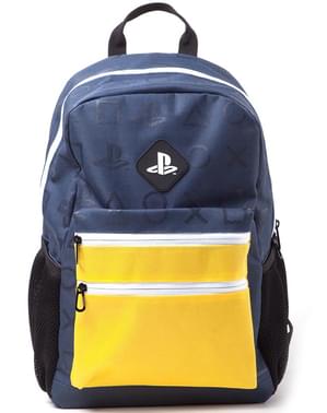 Rumena nahrbtnik PlayStation z logotipom