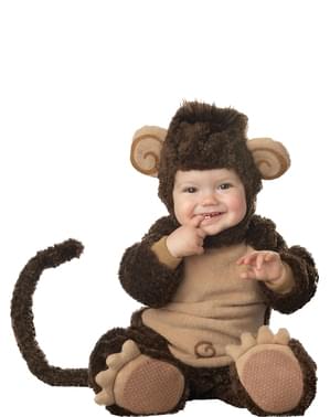 Bebekler küçük maymun kostümü