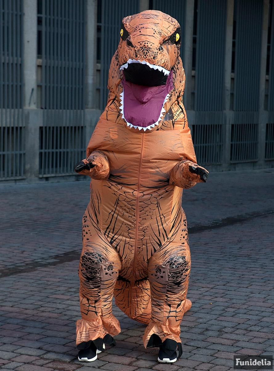 מתנפח T-Rex דינוזאור תלבושות למבוגרים - יורה העולם