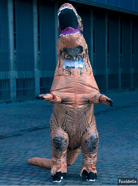 Adulte Gonflable Monté T Rex Dinosaure Déguisement Robe Ride Sur Avec Pompe  Fg