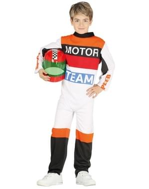 Motorcykel Racerkører Kostume til Børn