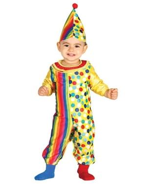 schattig clown kostuum voor baby's