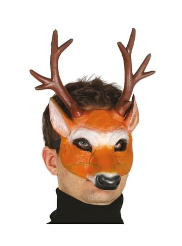 Hjort med horn i skum maske til voksne. Det sejeste |