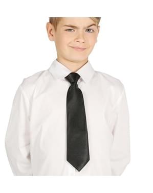 Черна вратовръзка за деца