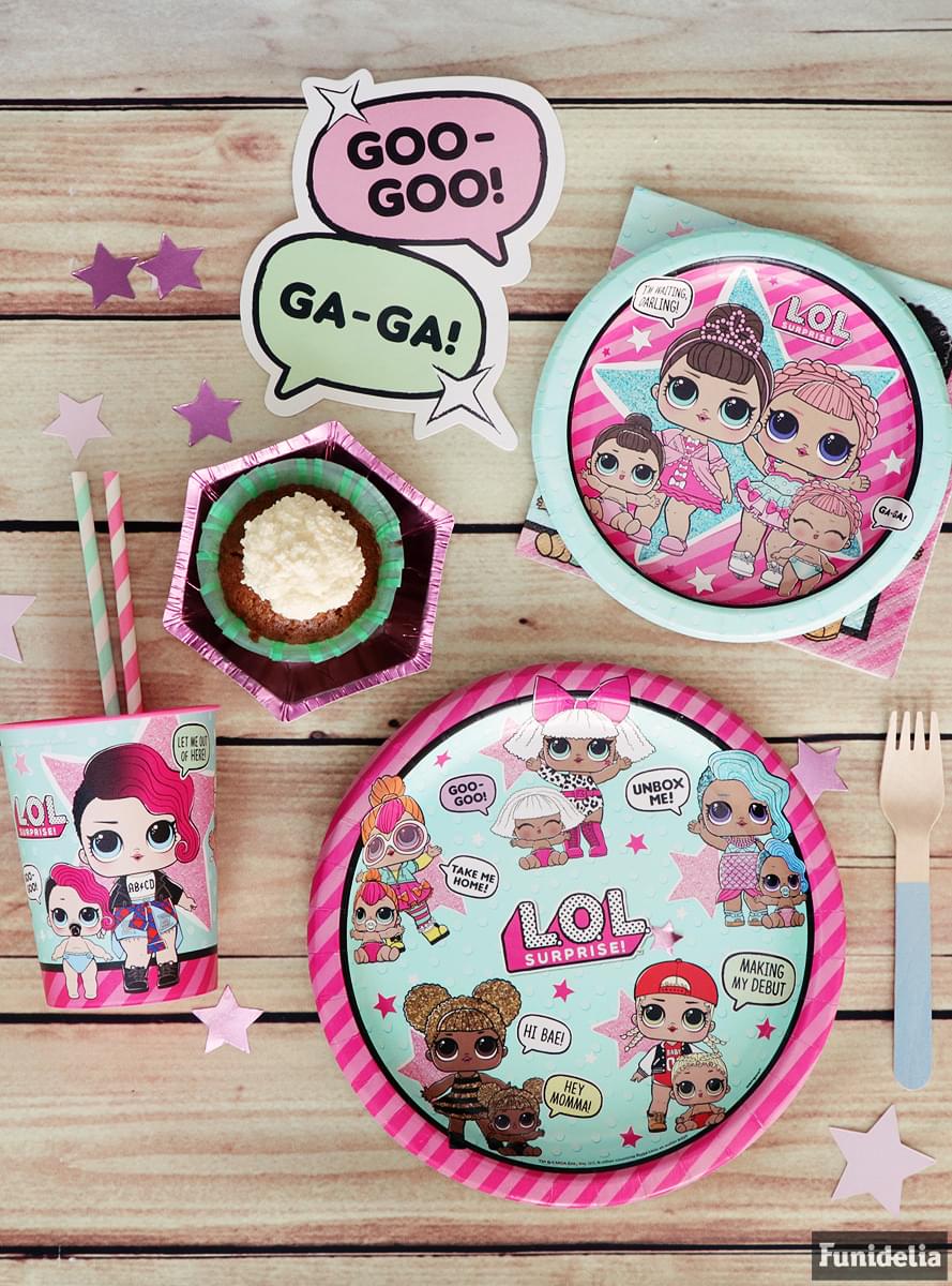 8 farfurii LOL Surprise (23cm) - LOL Friends