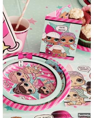 LOL Surprise Dessert Pappteller Set 8-teilig