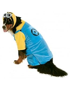 Minion plus size kostyme for Hund