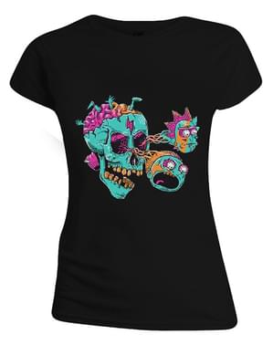Rick & Morty T-Shirt for Women in Black