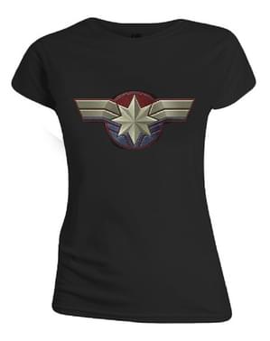 महिलाओं के लिए कप्तान मार्वल टी-शर्ट