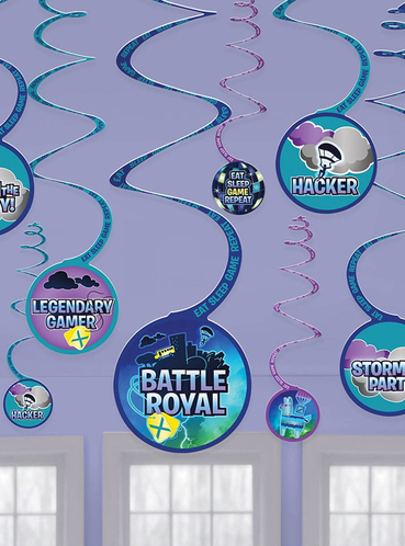 Kit de decoraciones Fortnite - Battle para fiestas y cumpleaños Funidelia