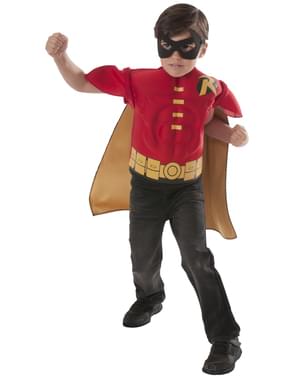 Zestaw kostium Robin DC Comics muskularny dla chłopca