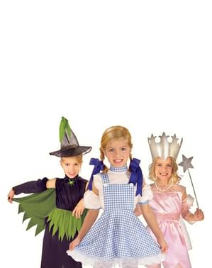 Troldmanden fra Oz Dorothy, Glinda og Heks kostumer til piger