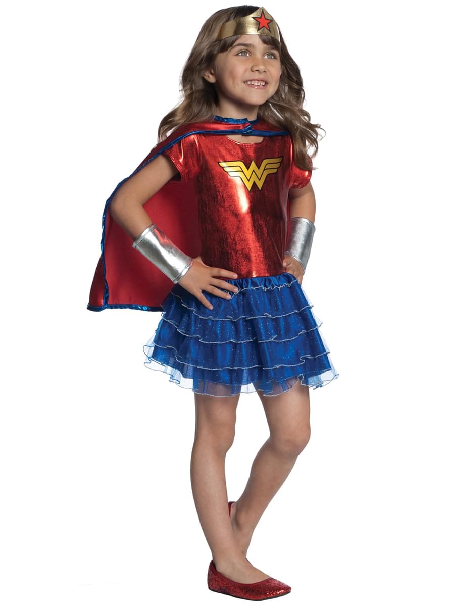 costume wonder woman dc super hero girls avec tutu fille