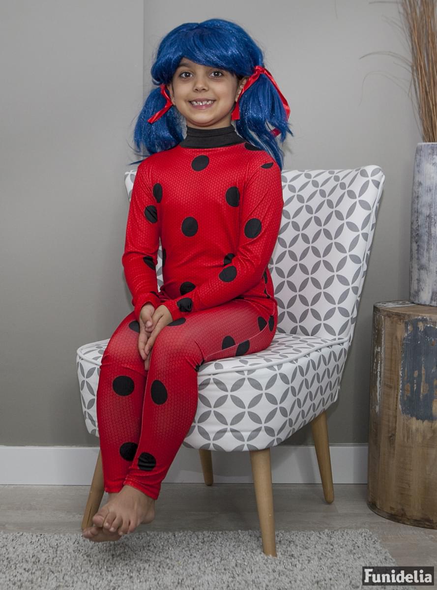 Ladybug Kostüm mit Augenmaske für Mädchen