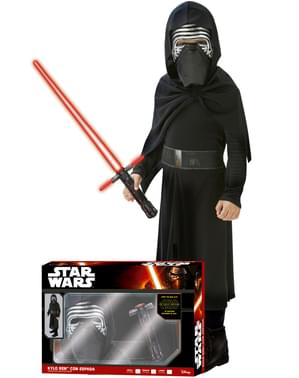 Disfraz de Kylo Ren con espada láser Episodio 7 para niño en caja