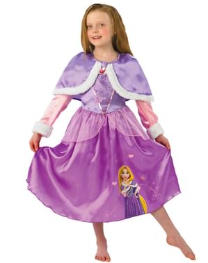 Costum Rapunzel Winter pentru fată