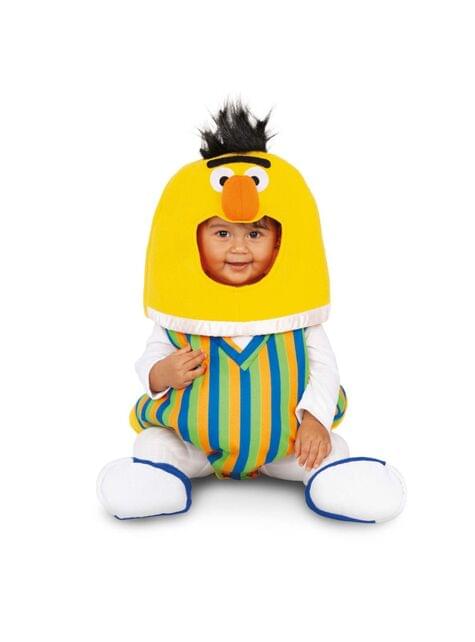 gekruld het laatste personeelszaken Sesamstraat Bert ballon kostuum voor baby' s . Volgende dag geleverd |  Funidelia