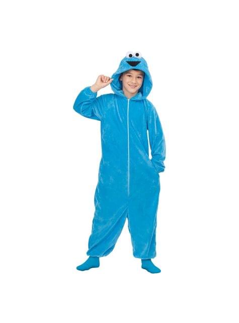 Naar Kruiden Ringlet Sesame Street Cookie Monster Onesie Costume for Kids. The coolest |  Funidelia